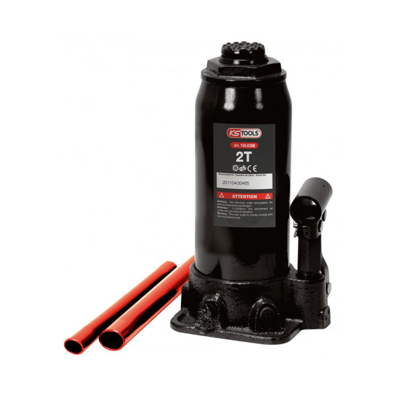 Cric bouteille hydraulique, 15t - KS TOOLS - 160.0356