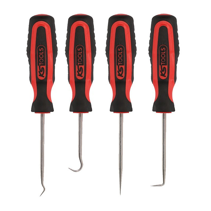 Jeu de 4 crochets, manche bi-composants - KS TOOLS - 550.1045