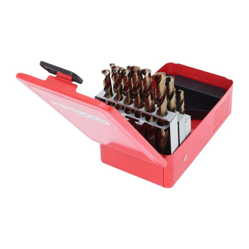 Coffret de 25 forets HSS-CO au cobalt, Ø1,0-13,0 mm - KS TOOLS - 330.3613