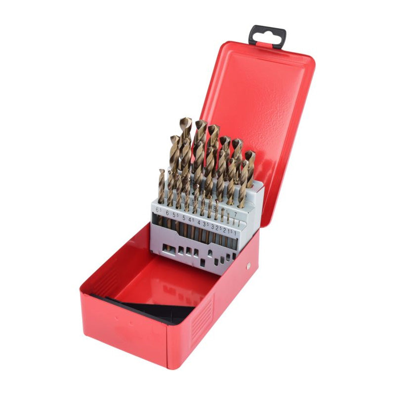 Coffret de 25 forets HSS-CO au cobalt, Ø1,0-13,0 mm - KS TOOLS - 330.3613