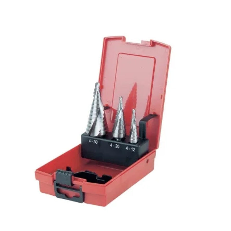 Coffret de 3 forets étagés HSS pour tôles jusqu'à 4 mm - KS TOOLS - 330.2210