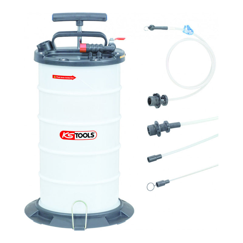 Pompe d'aspiration par vide 9,5L avec 4 sondes - KS TOOLS - 160.0790