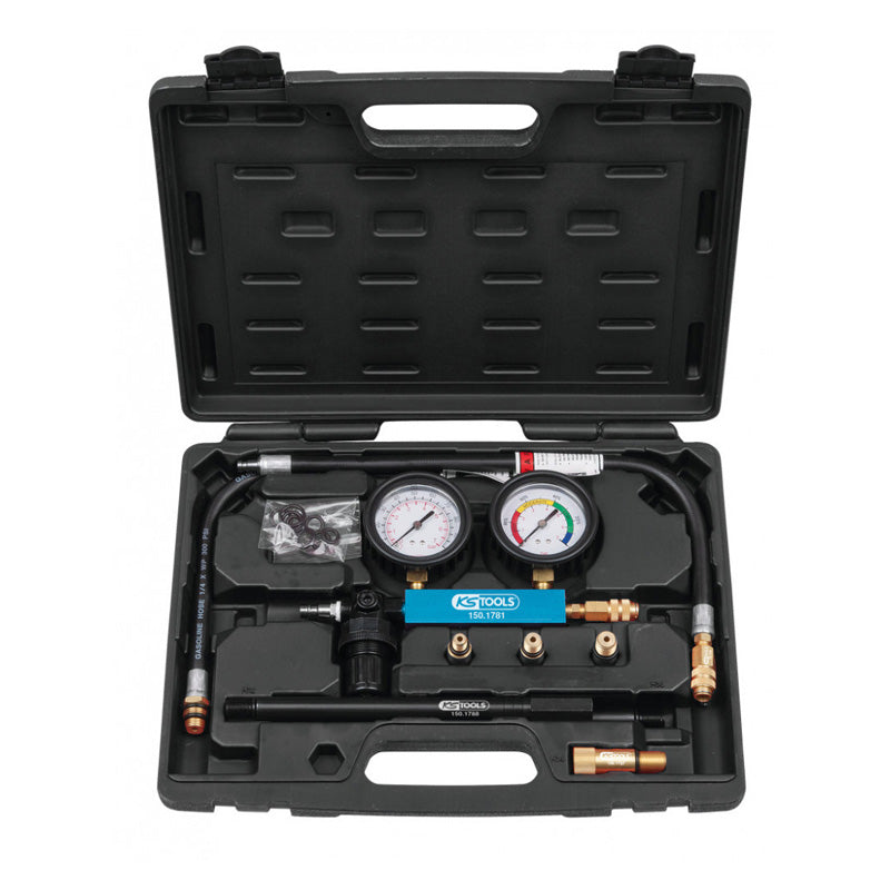 Testeur de perte de pression de cylindre, 9 pièces - KS TOOLS - 150.1780