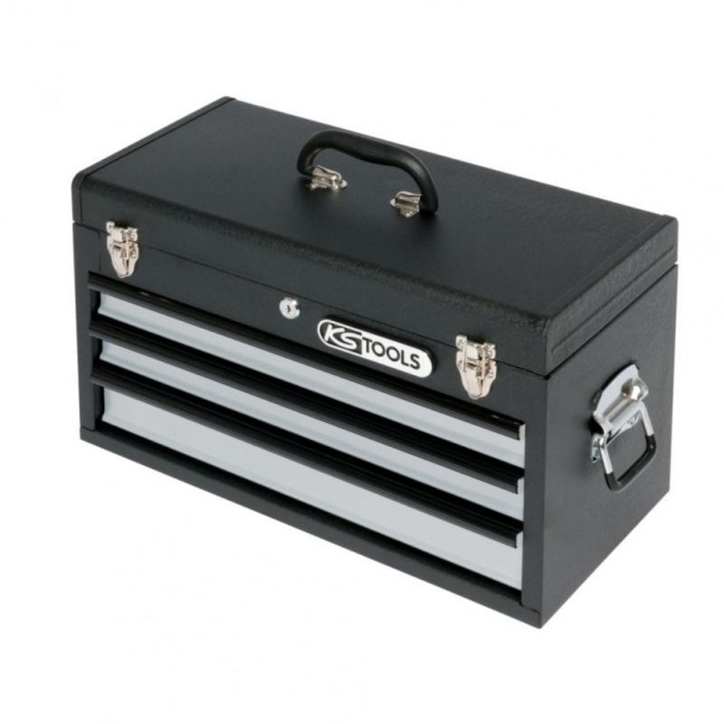 Coffre à outils ULTIMATE équipé - 3 tiroirs et plateau - 114 pcs - KS TOOLS - 922.0100