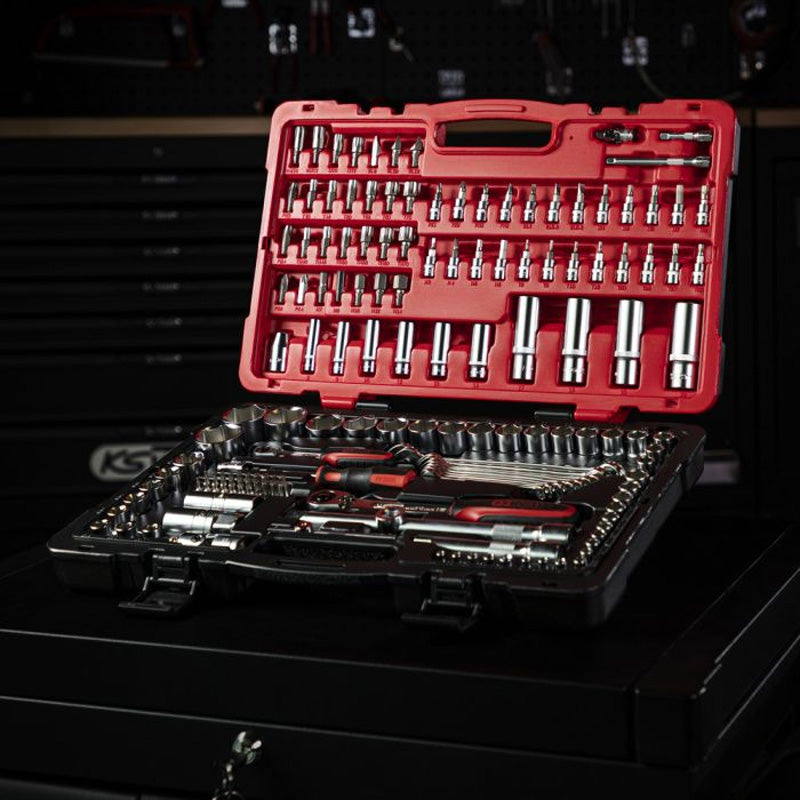 Coffret de douilles 1/4''-1/2'' ULTIMATE, 151 pièces - KS TOOLS - 922.0751