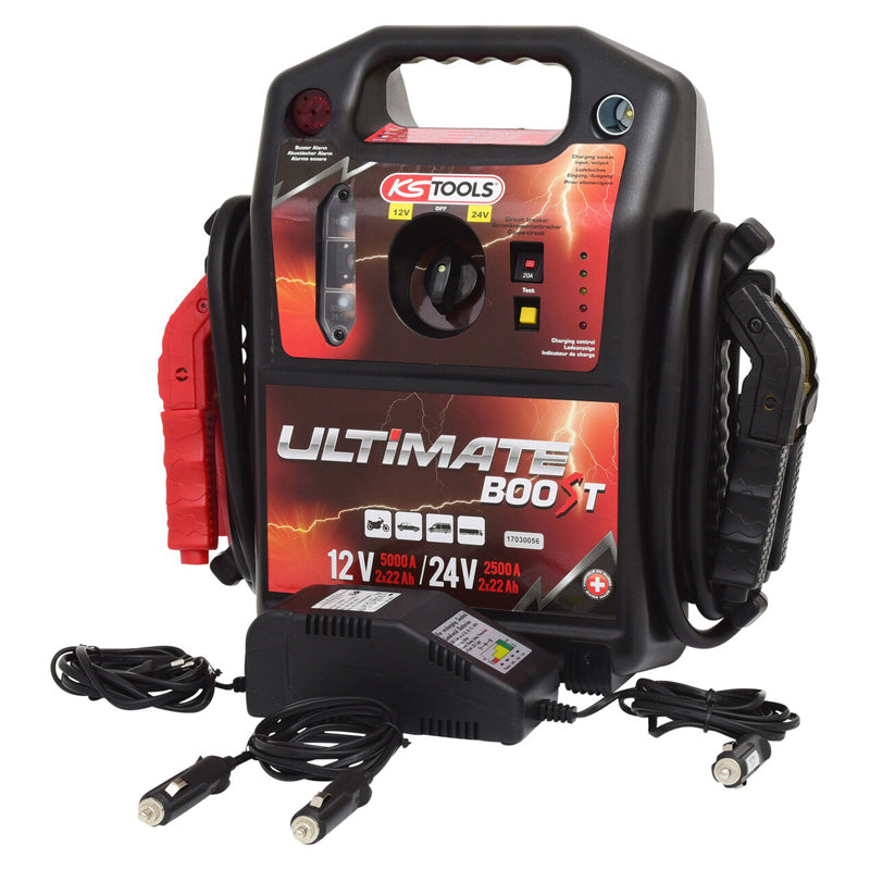 Booster à batterie 12V/24V - 5000A/2500A - KS TOOLS - 550.1820