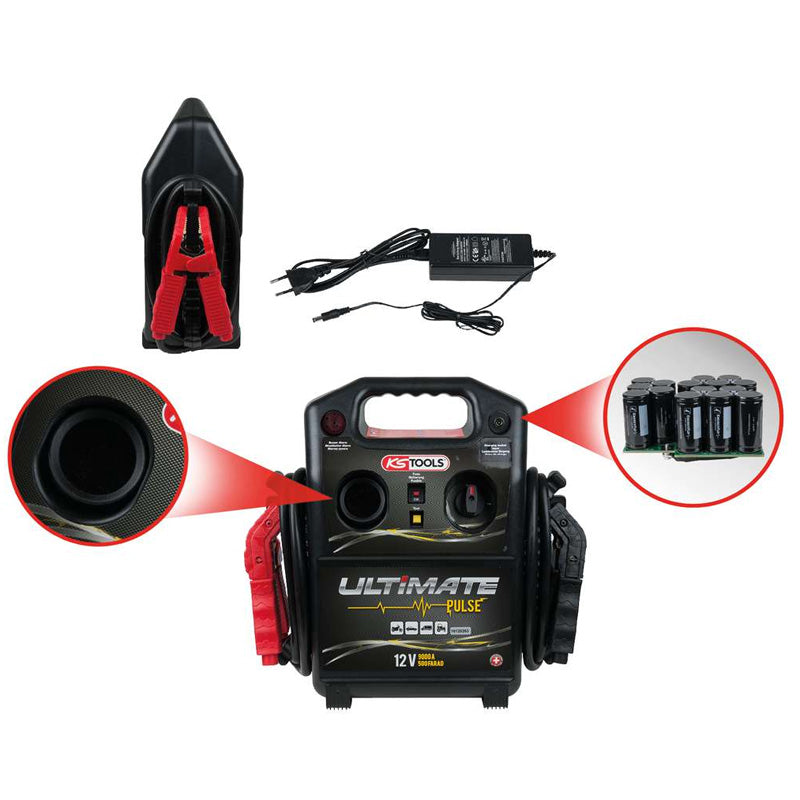 Booster à condensateur 12V - 1800 A - KS TOOLS - 550.1840