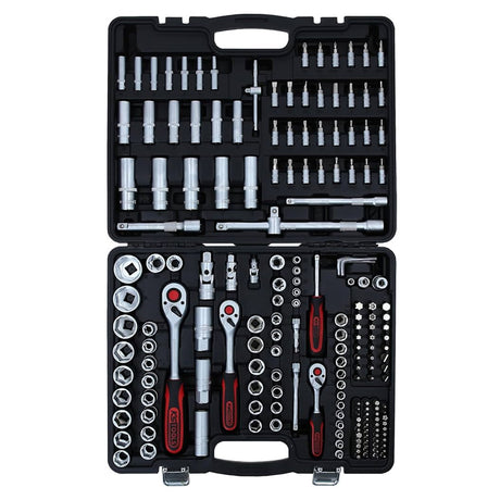 Coffret de douilles et accessoires 1/4 + 3/8 + 1/2, 195 pcs  - KS TOOLS - 917.0795