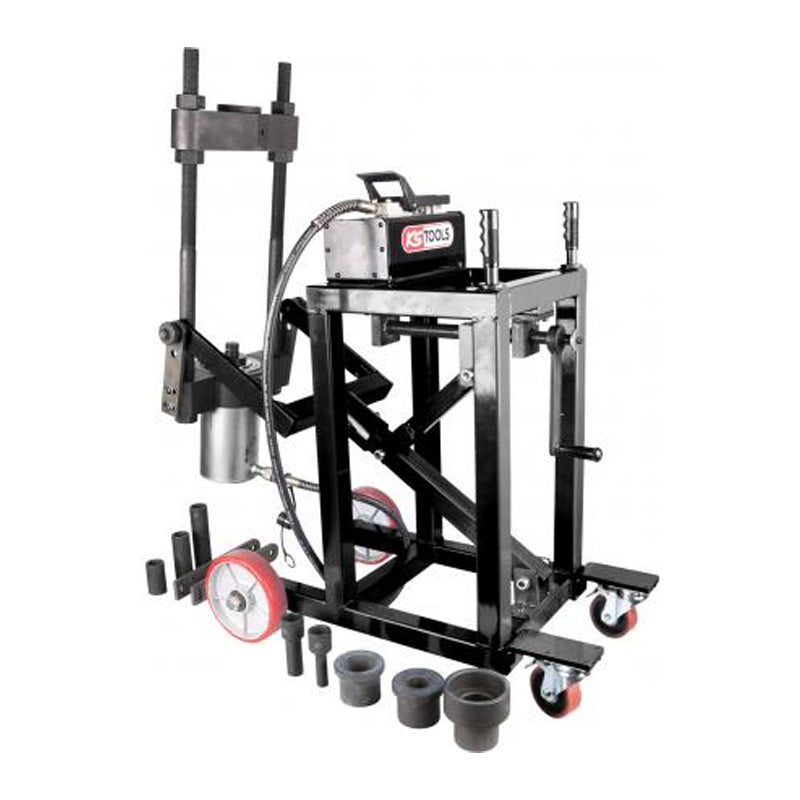 Presse à pivot 75 t avec kit de douilles, 29 pièces - KS TOOLS - 460.3620