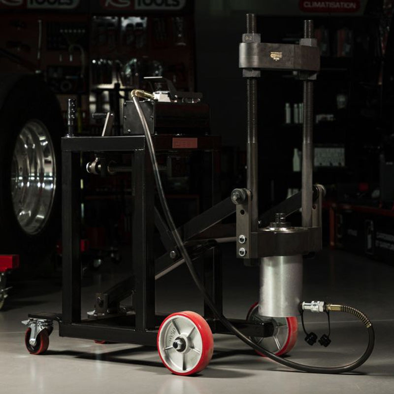 Presse à pivot 75 t avec kit de douilles, 29 pièces - KS TOOLS - 460.3620