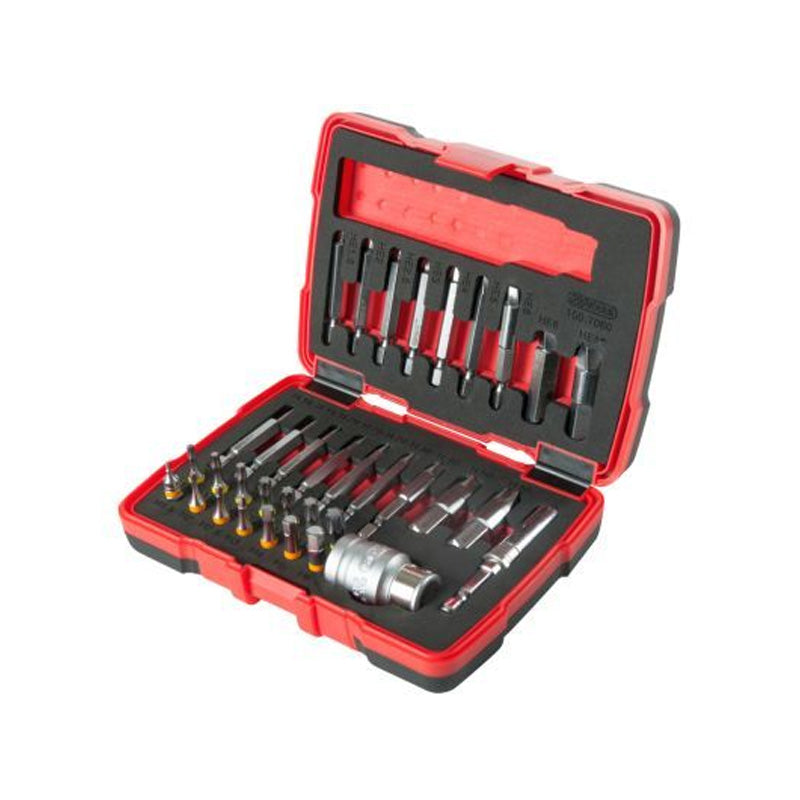 Coffret d'embouts d'extraction pour vis TORX® et 6 pans, 34 pcs - KS TOOLS - 150.7060