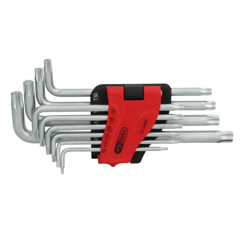 Jeu de 10 clés mâles longues TORX, T8 à T50 - KS TOOLS - 151.4880