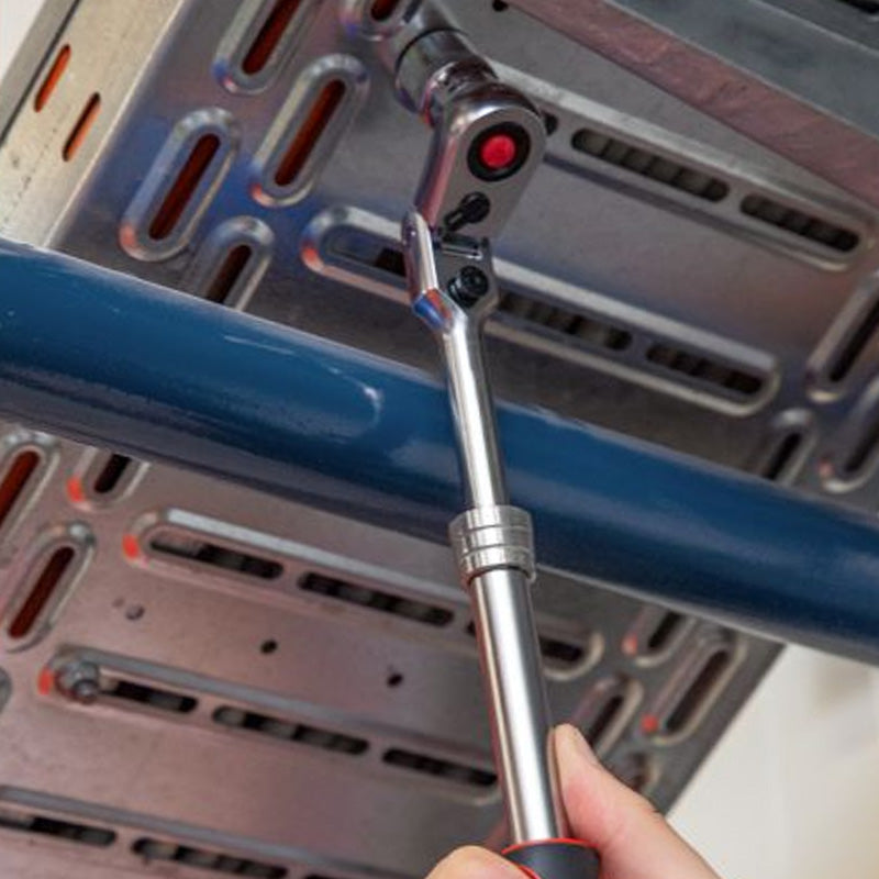 Cliquet télescopique réversible 1/2'' à tête articulée, 72 dents  - KS TOOLS - 920.1330