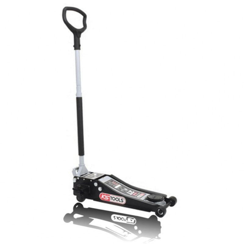 Cric hydraulique extra-bas acier ULTIMATE, 3t  - KS TOOLS - 163.0368