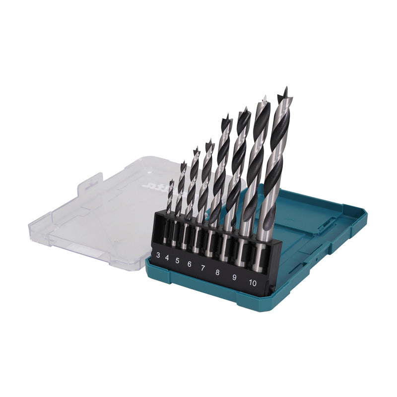 Coffret 8 mèches à bois 3 à 10 mm MAKITA D-77257