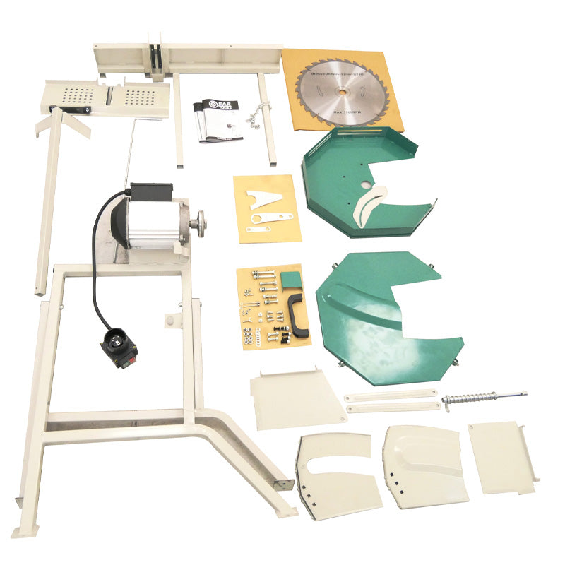 Scie à bûches 2200W FARTOOLS monophasée 230V capacité de coupe de buche 150mm