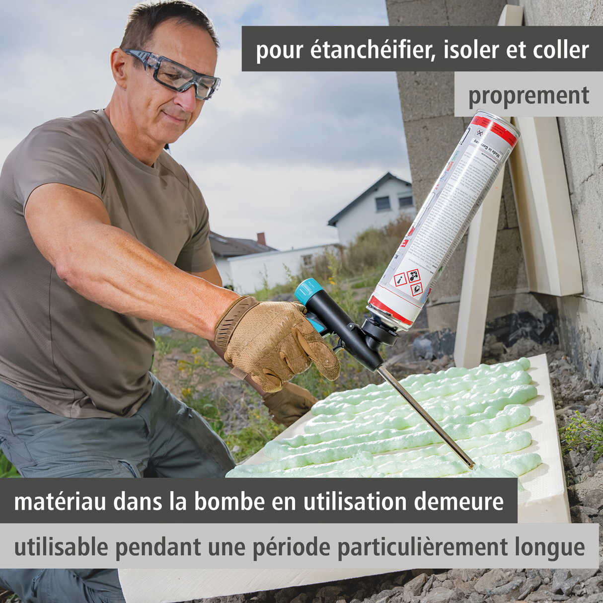 Pistolet pour mousse expansive - WOLFCRAFT - 4342000