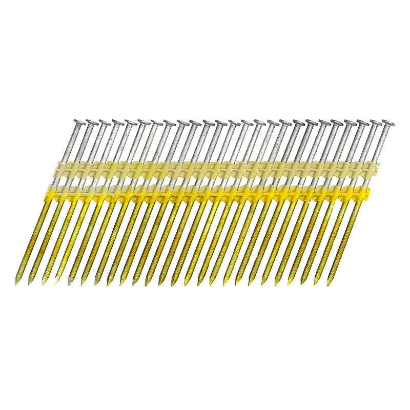 4500 Pointes en bande RH 50 x 2,8 mm 21° NORFIX NFX11065 galvanisée à chaud (zinc 50 µ) annelée