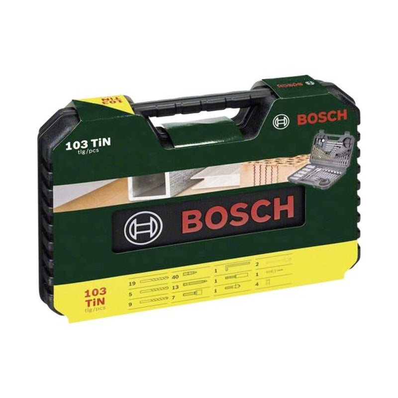 Coffret Bosch Pro V-LINE 103 PCS Jeu de forets et d'embouts en titane