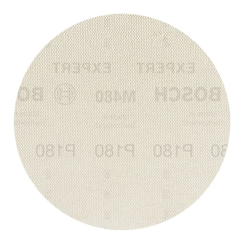 5 disques abrasifs BOSCH 2608900675 excentriques bois et peinture net M480 EXPERT Ø125 G180