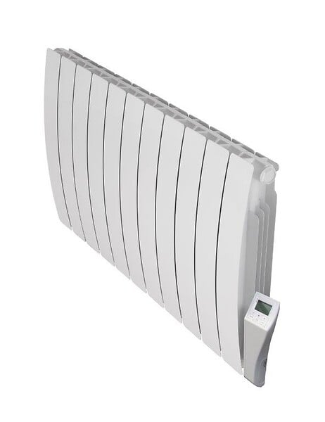 Radiateur électrique à inertie fluide galbe Varno - 1800W