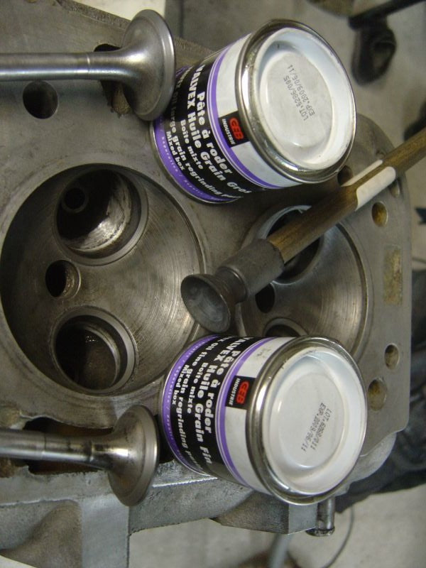 Collex pâte à roder GEB VALVEX pour robinets, vannes, clapets Pot de 65g de gros grain 120 + un pot de 65g de grain fin 240