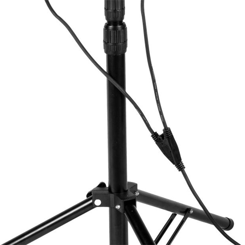 Projecteur double 2x100W SMD LED 2x8500lm sur trépied 1,8m avec câble - NEO TOOLS - 99-096