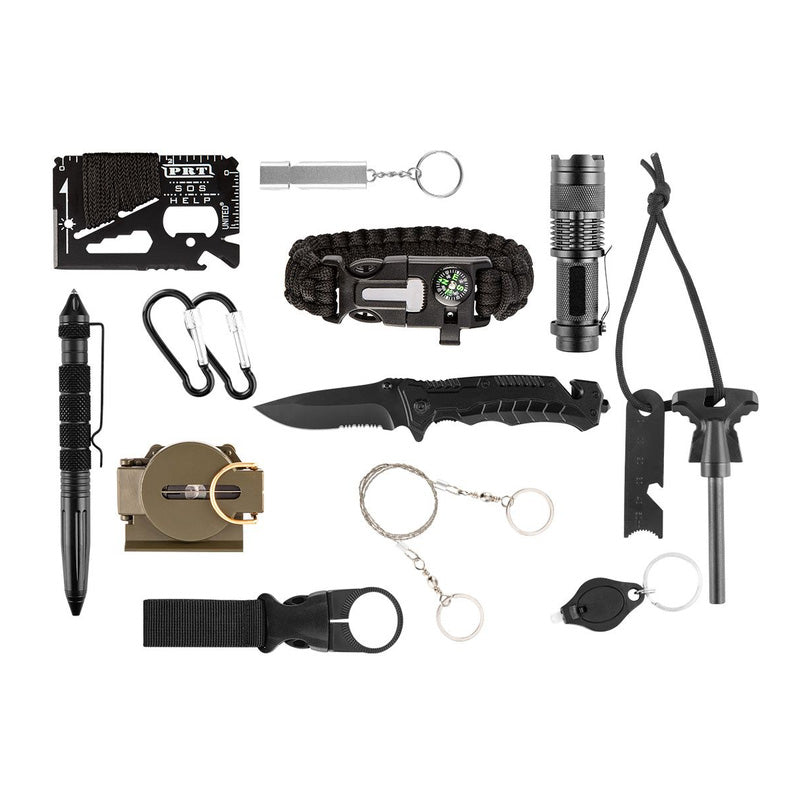 Kit de survie 14-en-1 dans une pochette - NEO TOOLS - 63-153