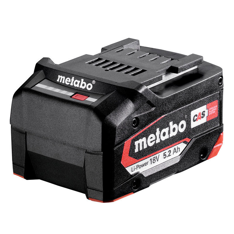 6 Batteries METABO 625152000 Li-Power 18V 5,2 Ah