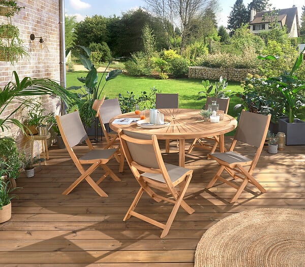 TDT 1514 - Table de jardin Come - Bois -