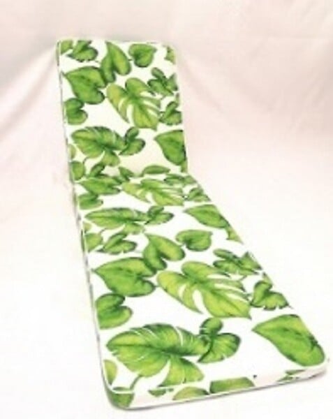 Coussin bain de soleil - Coton et polycoton - Feuillage
