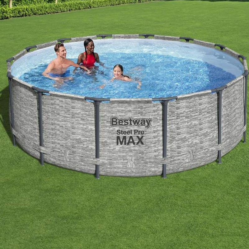 Piscine steelpromax - 488x122 avec pompe