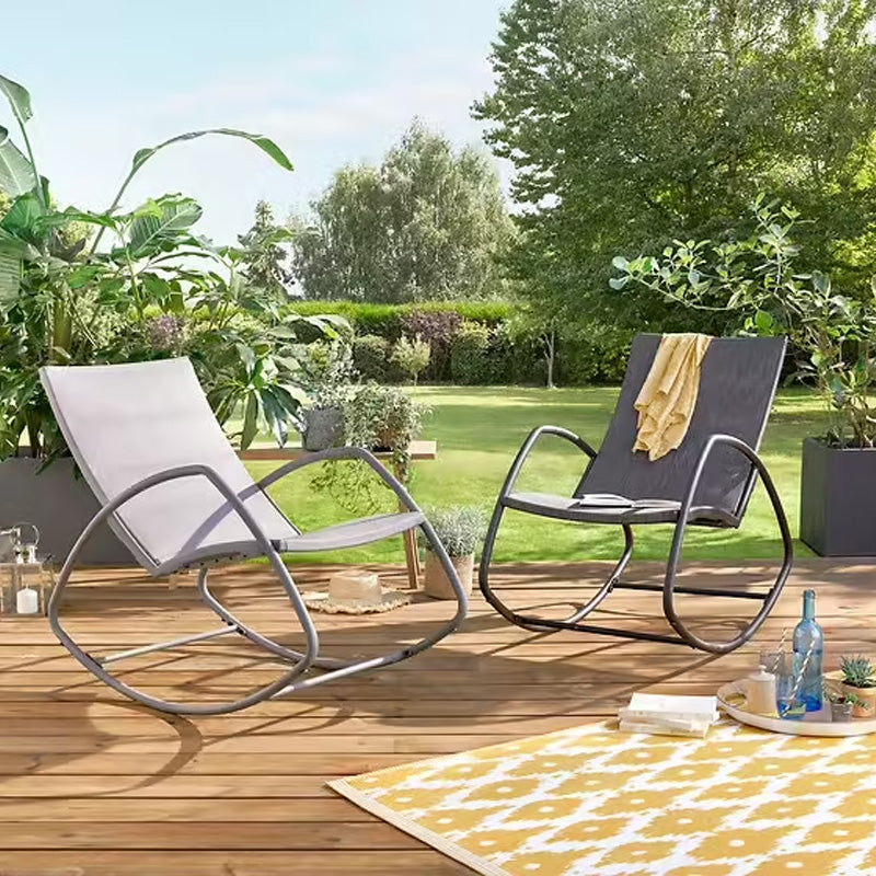 Fauteuil à bascule Swing - gris