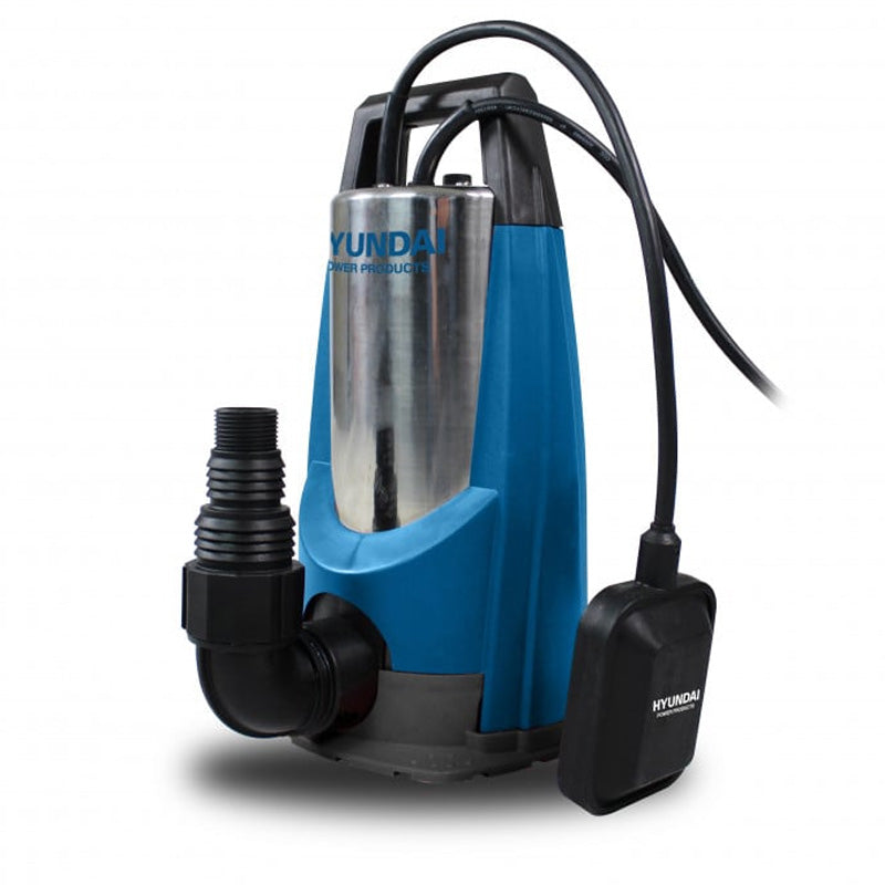 Pompe à eau électrique HYUNDAI - Vide-cave 1100 W 19500 L/h - Eaux chargées