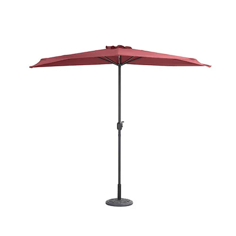 Parasol demi lune - rouge