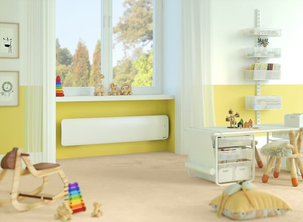 Radiateur plinthe Hekla - Blanc - 1500W