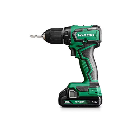 Perceuse visseuse 18V 2Ah Brushless 55Nm HIKOKI DS18DDWRZ Compact ma. auto 13mm HitCase