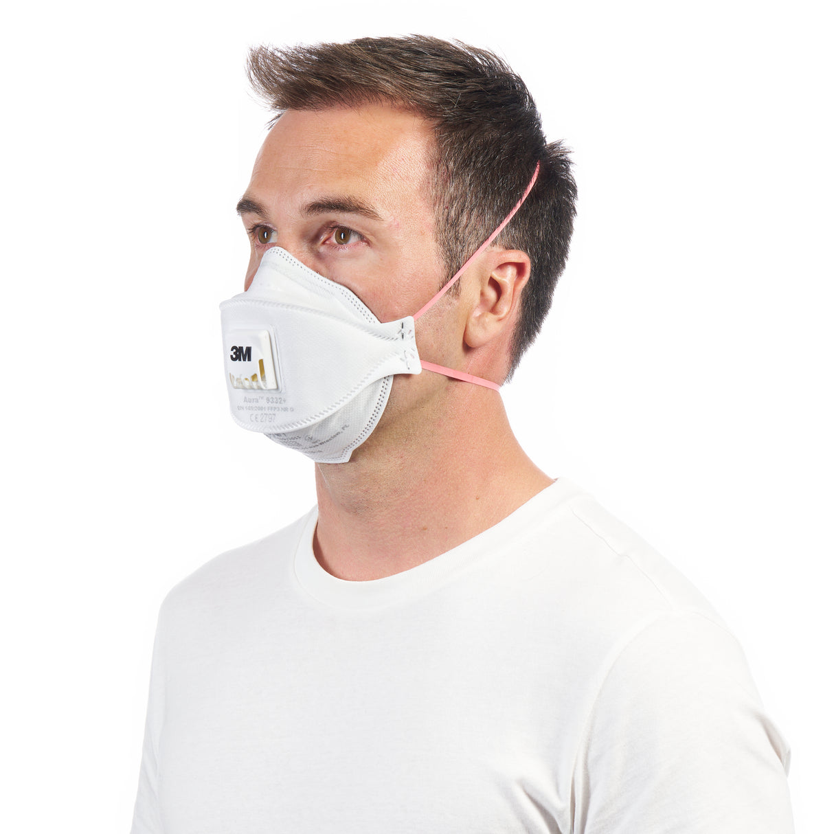 Lot de 2 masques anti-poussières pliable grand confort avec valve Pour Isolation FFP3