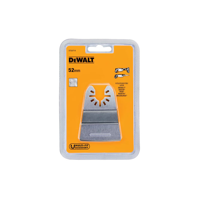 Spatule 52mm rigide pour racler pour multi-cutter DEWALT DT20714-QZ