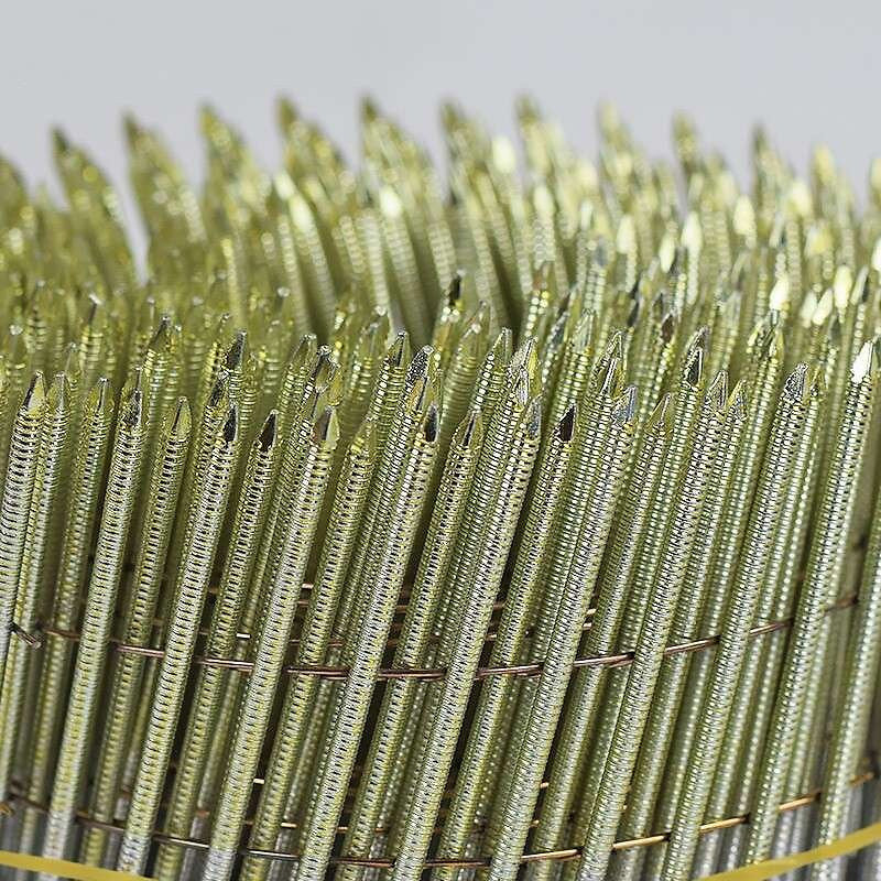 7200 Pointes en rouleau 70 x 2.5 mm 16° NORFIX NFX11357 plat zingué bichromaté 13µ annelées liaison fil cuivré