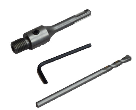 Forêt de centrage DIAM R01 9mm + Raccord DIAM R03 SDS+/ M16 M pour couronnes de forage à sec