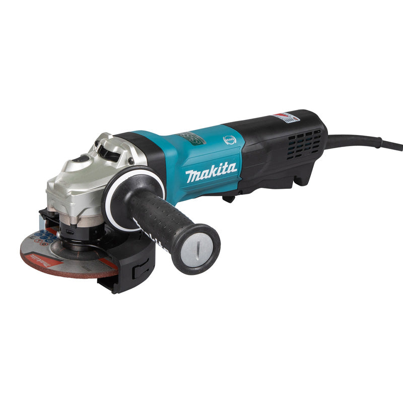 Meuleuse 125mm 1900W Makita GA5093X01 Frein et interrupteur à poignée de sécurité