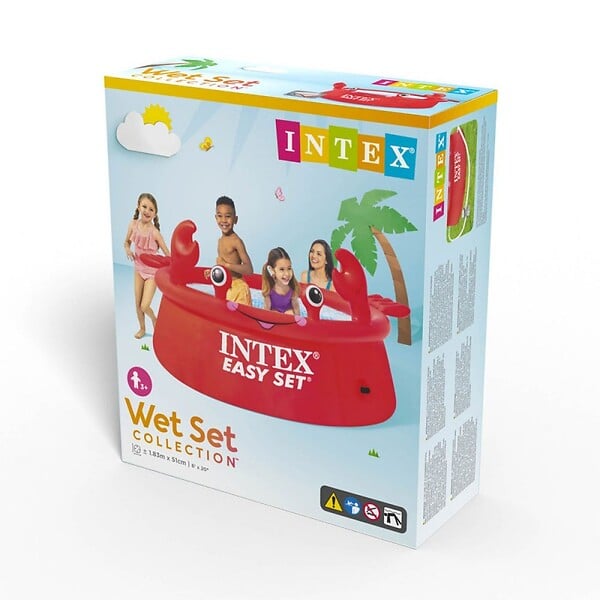 INTEX - Piscine autoportante Crabe - D183xH51cm