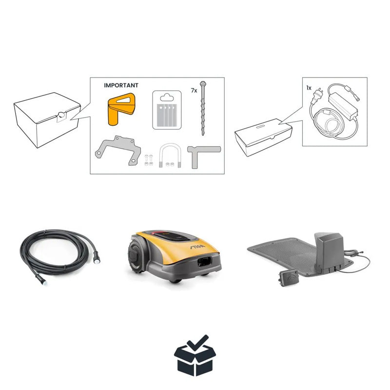 A 1500 STIGA Robot tondeuse autonome Batterie ePower 5 Ah