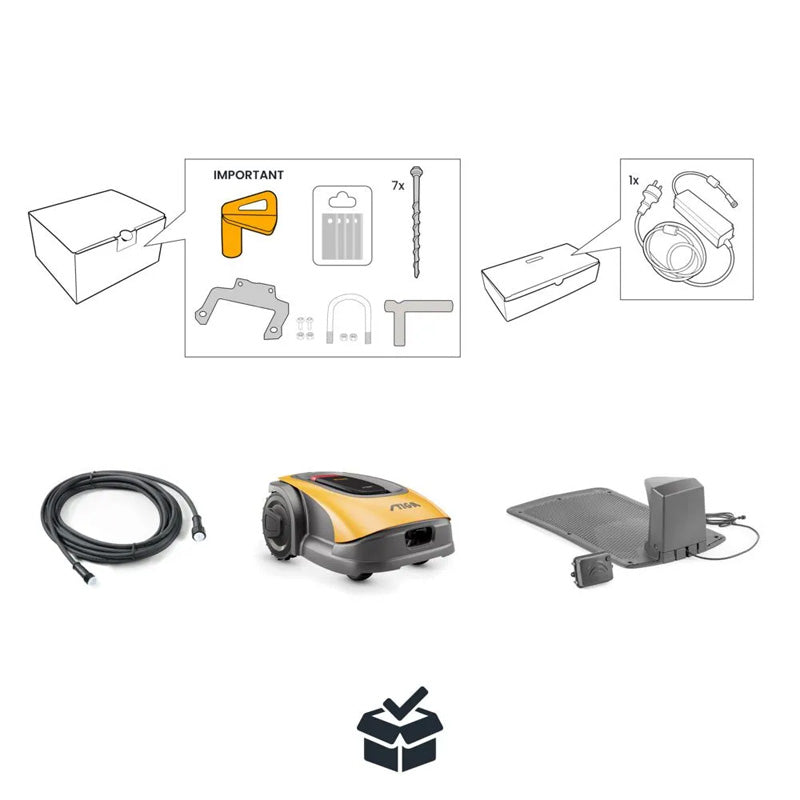 A 750 STIGA Robot tondeuse autonome Batterie ePower 2,5 Ah