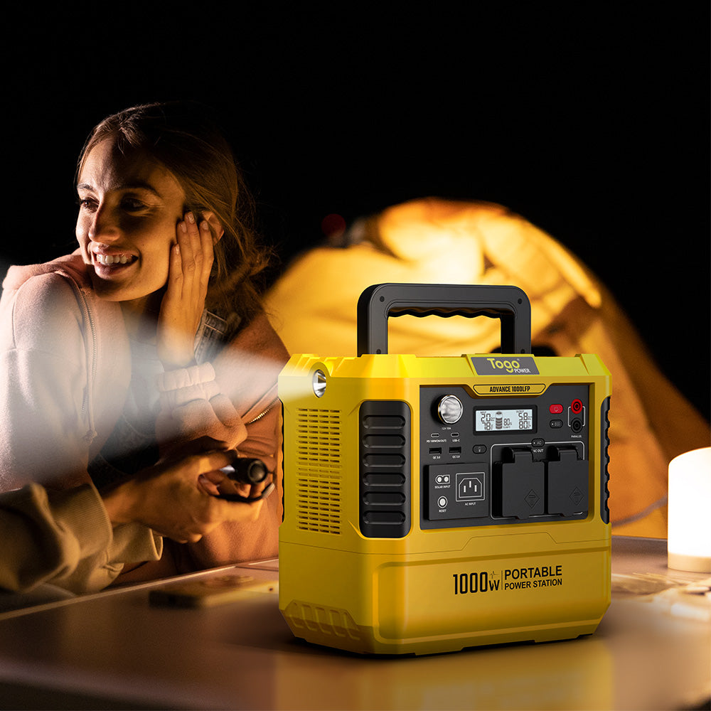 Station d'energie - TOGO POWER - Technologie batterie LiFEPO4 - ADVANCE1000LFP - Sortie max AC 2000W