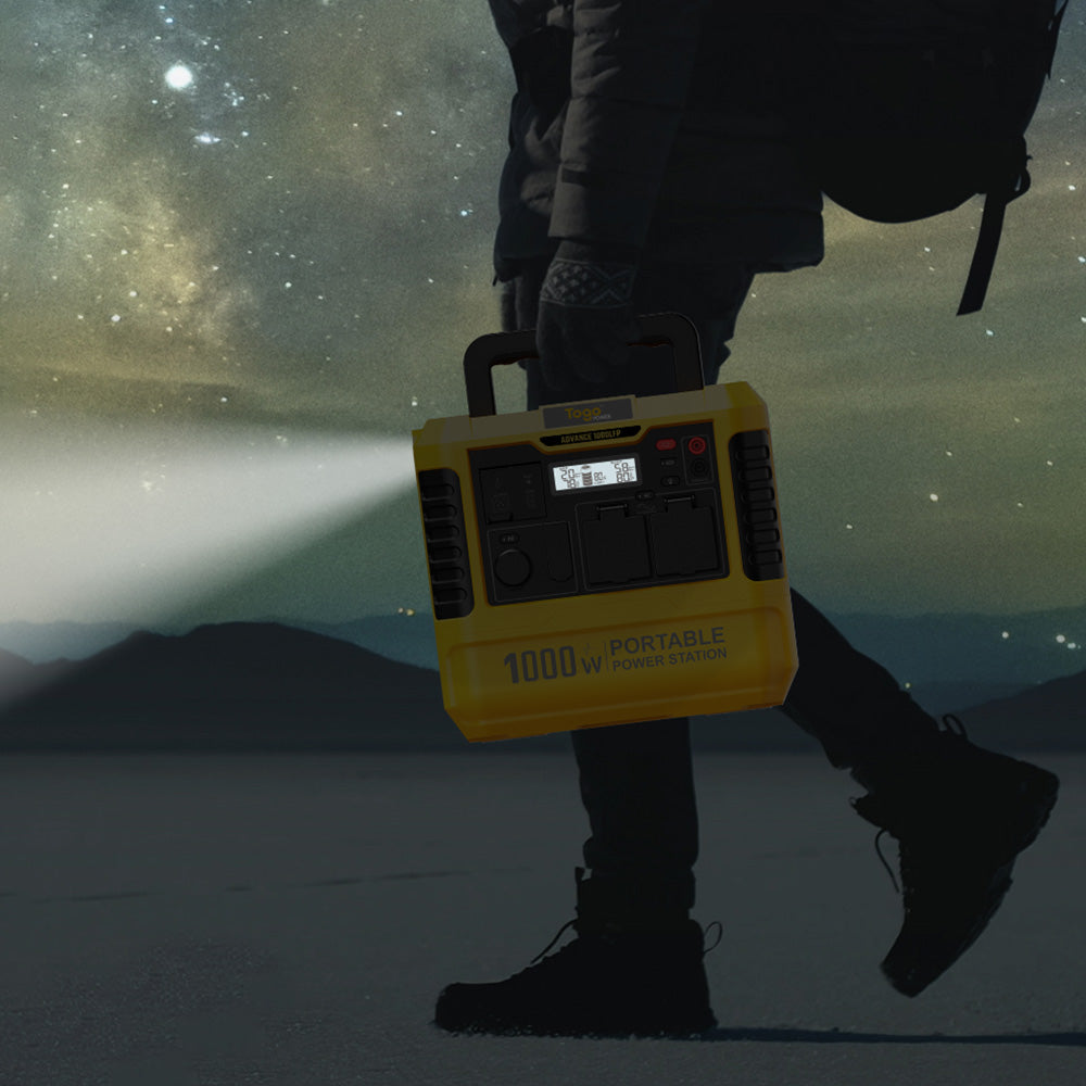 Station d'energie - TOGO POWER - Technologie batterie LiFEPO4 - ADVANCE1000LFP - Sortie max AC 2000W