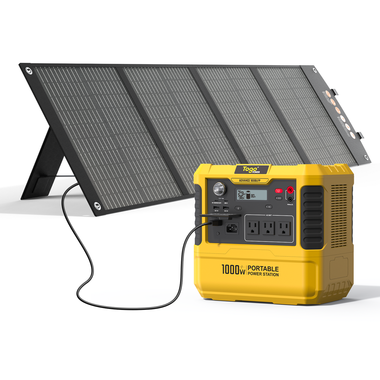 Station d'energie - TOGO POWER - Technologie batterie LiFEPO4 - ADVANCE1000LFP - Sortie max AC 2000W