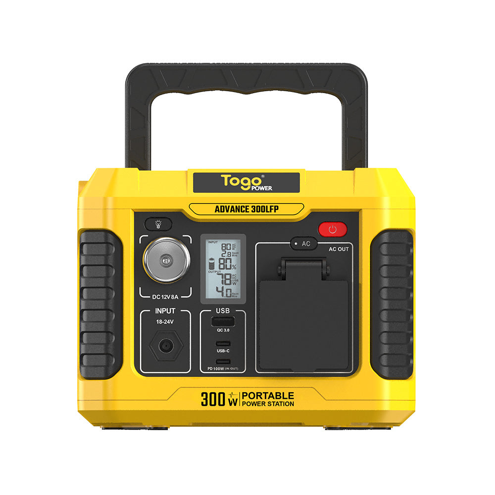 Station d'energie - TOGO POWER - Technologie batterie LiFEPO4 - ADVANCE300LFP - Sortie max AC 400W