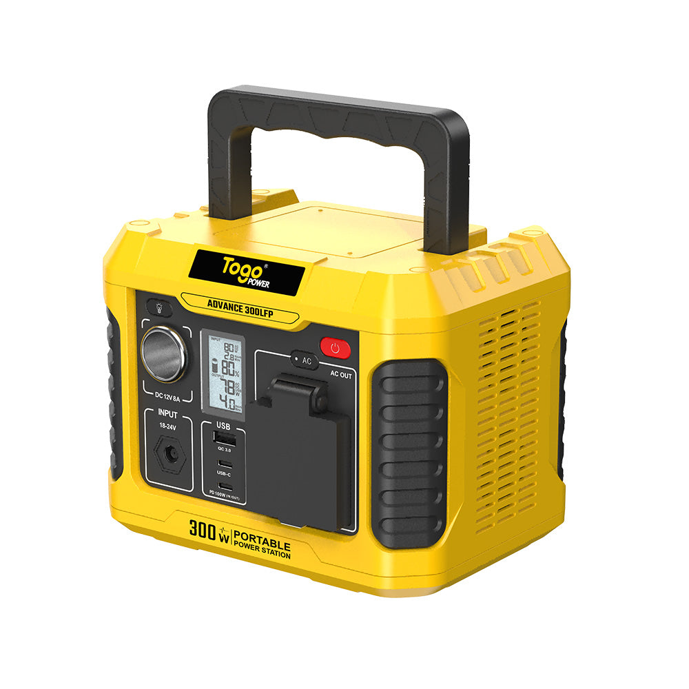 Station d'energie - TOGO POWER - Technologie batterie LiFEPO4 - ADVANCE300LFP - Sortie max AC 400W